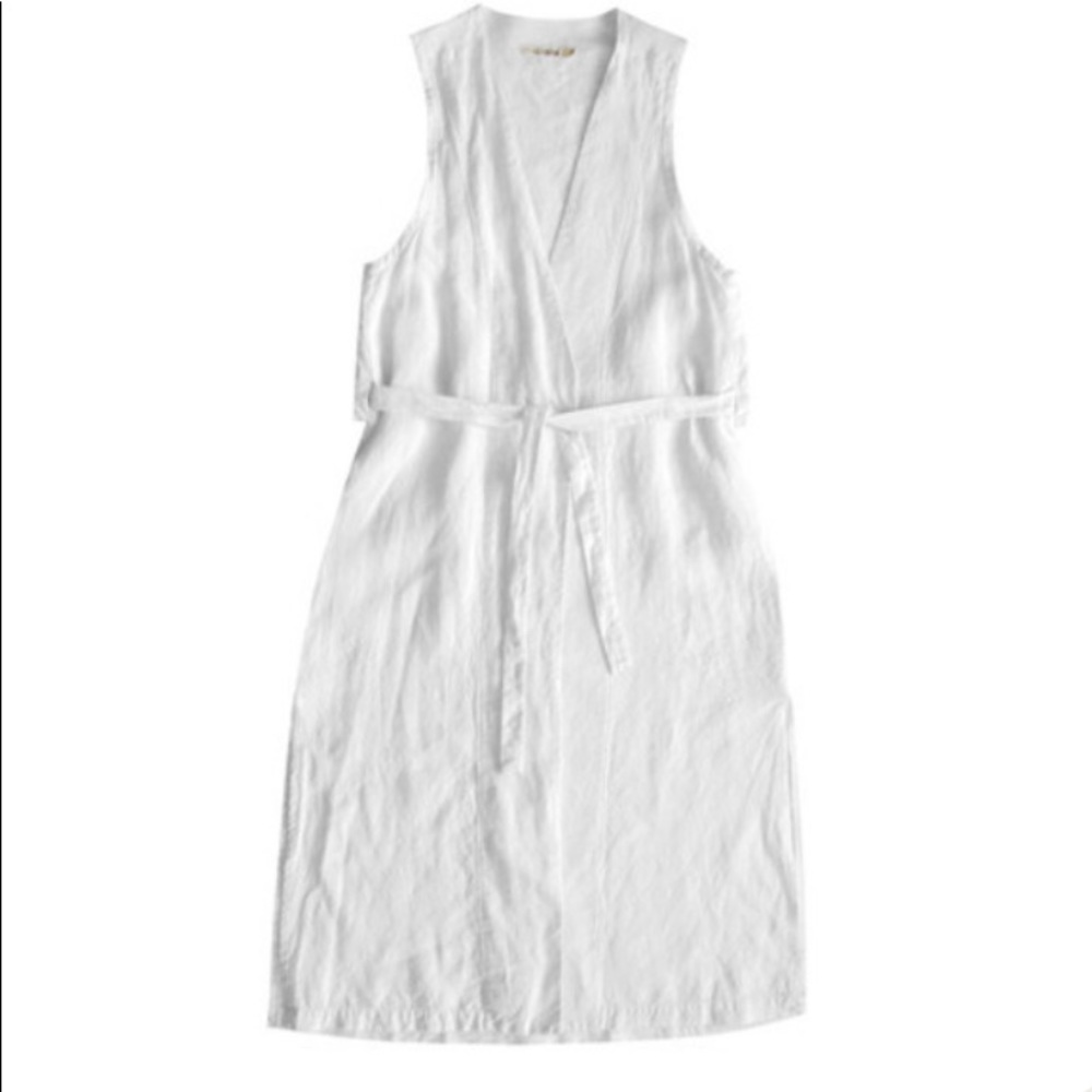 Ali Golden Linen Waistcoat